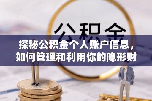 清苑探秘公积金个人账户信息，如何管理和利用你的隐形财富