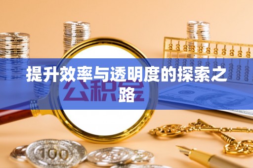 清苑提升效率与透明度的探索之路